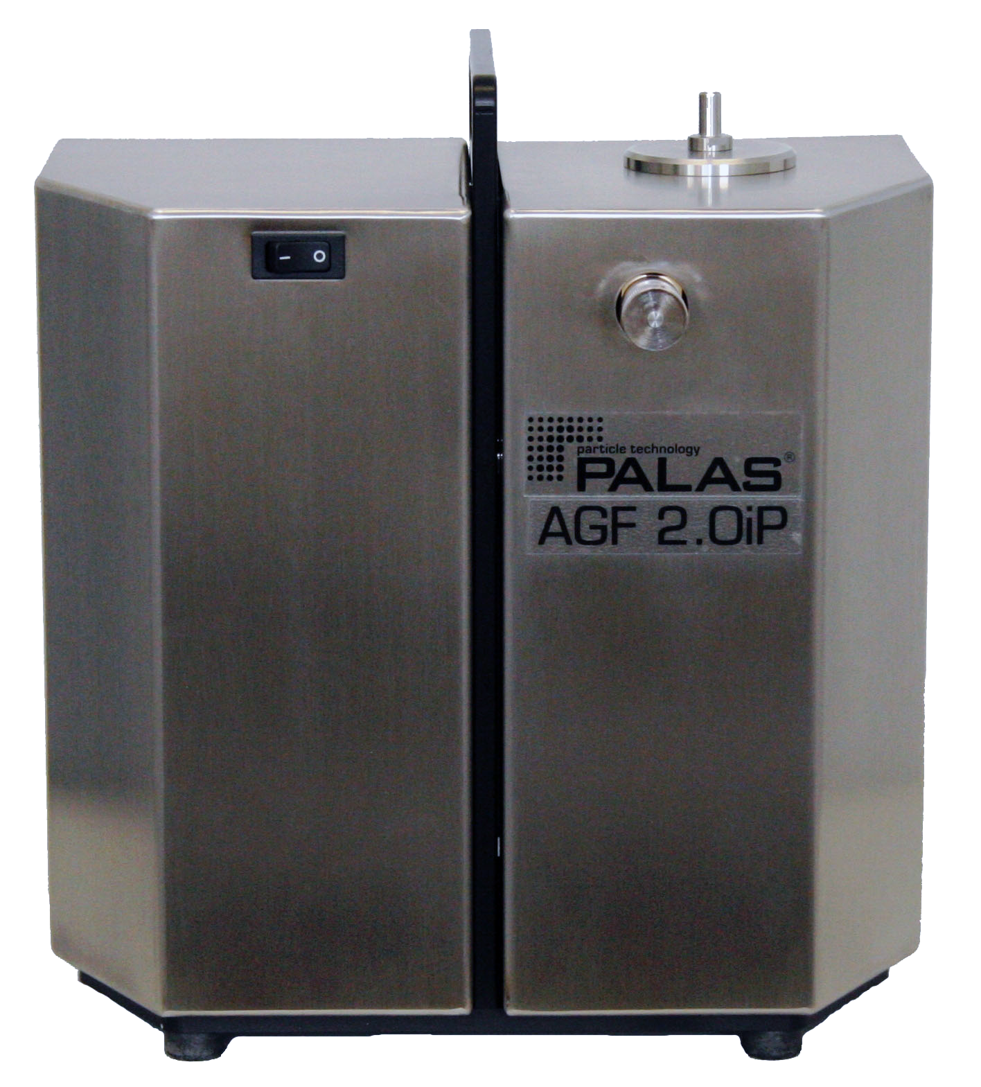 AGF 2.0 iP: Fl&uuml;ssigkeitsvernebler mit Zweistoffd&uuml;se und Zyklon (dp_max = 2 &micro;m) nach VDI 3491-1 und -2. Generiert konstante Partikelrate und definiertes Partikelspektrum.