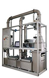 APM 2005 Automatic test rig for permeable materials for the particle penetration measurement