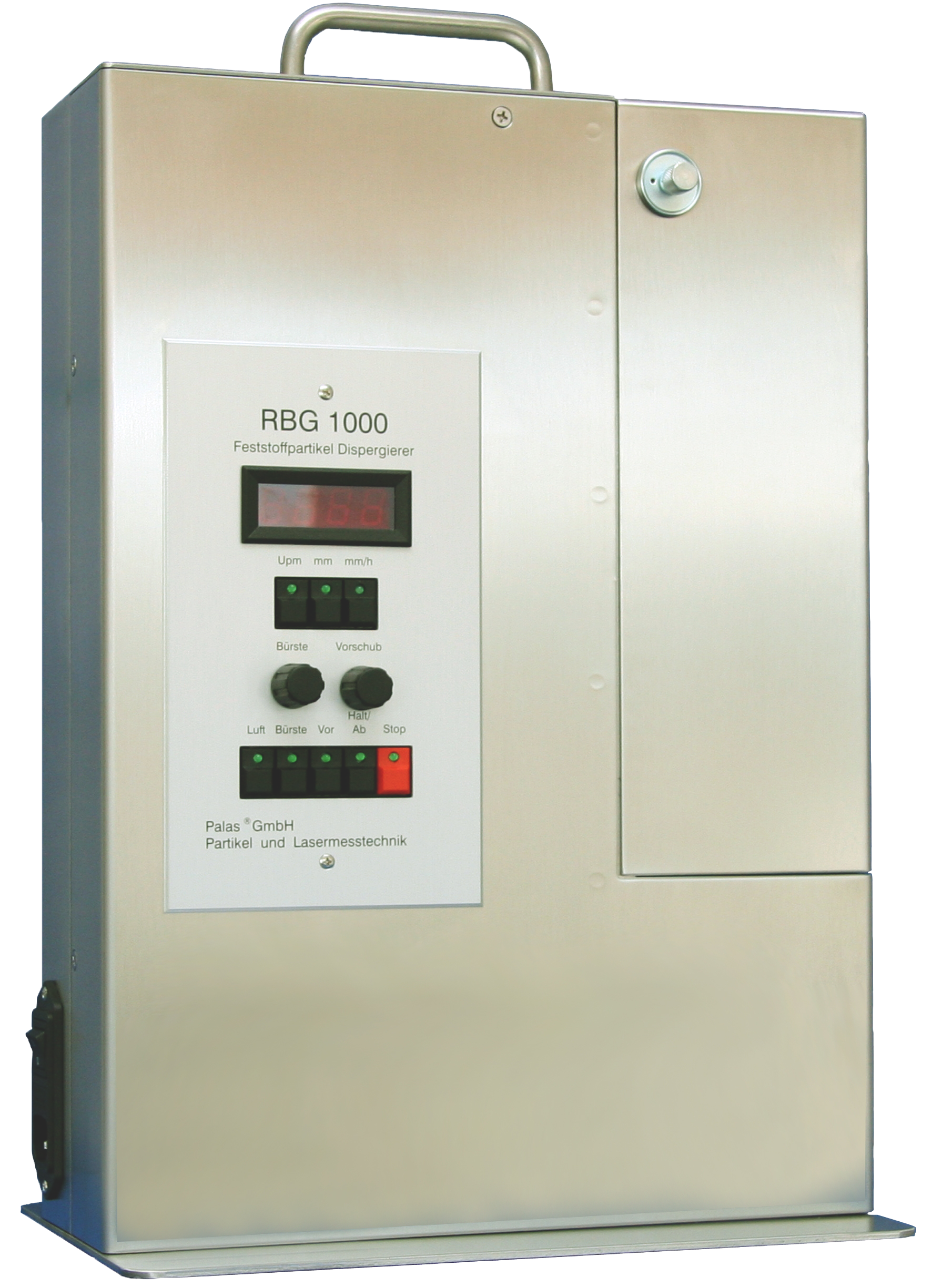 RBG 1000: Test- und Pr&uuml;faerosole aus Pulvern, Pollen und Sporen. 40 mg/h - 430 g/h. F&uuml;r Forschung, Entwicklung, Qualit&auml;tssicherung und Kalibrierung.