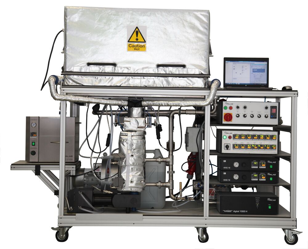 Filterprüfstand, Partikel, Partikelmessung, Streulichtspektrometer, Verdünnungssystem, Aerosolgenerator, isotherme Messung, isobare Messung, Mess- und Regeltechnik, heizbar