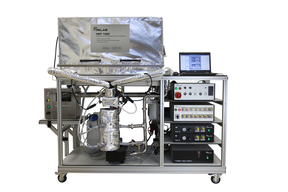 Filterprüfstand, Partikel, Partikelmessung, Streulichtspektrometer, Verdünnungssystem, Aerosolgenerator, isotherme Messung, isobare Messung, Mess- und Regeltechnik, heizbar