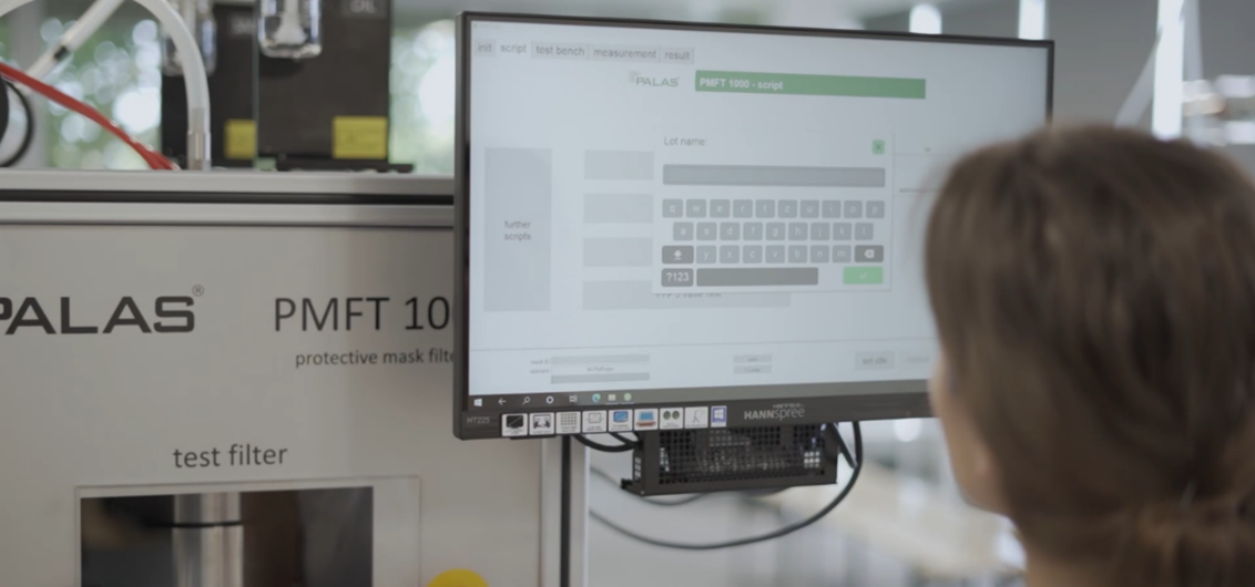 Test stand PMFT from Palas