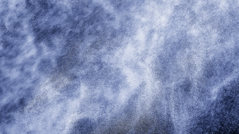 Solid particles Closeup of solid particles, generated by the Palas Aerosol Generator for test particles of 1nm to 200 µm.