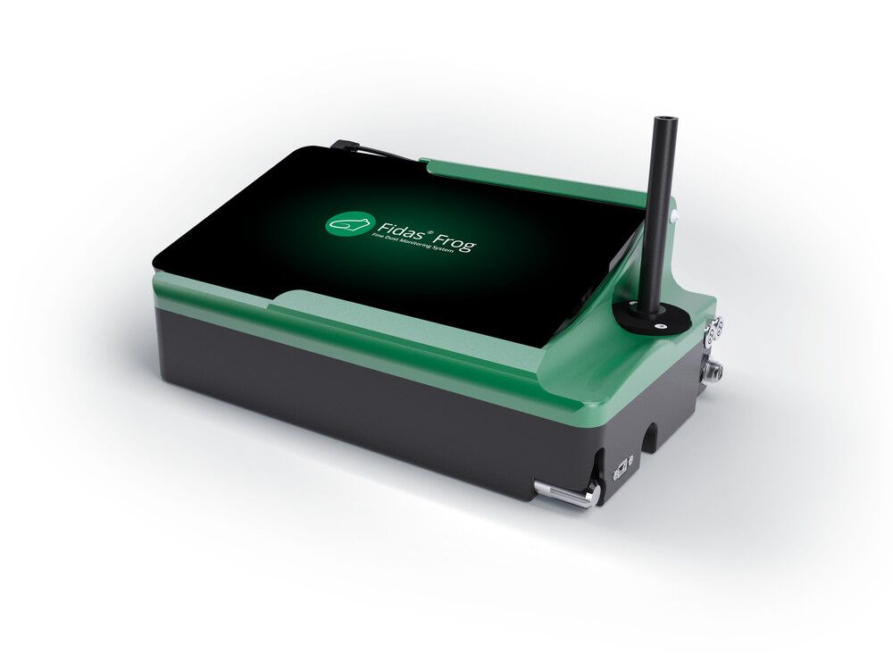 Zertifiziertes Feinstaubmessger&auml;t Fidas 200, Fidas Frog, Mobiles Feinstaubmessger&auml;t, Batteriebetrieben, tragbar, Umwelttechnologie, Luftqualit&auml;t, PM2,5, PM10